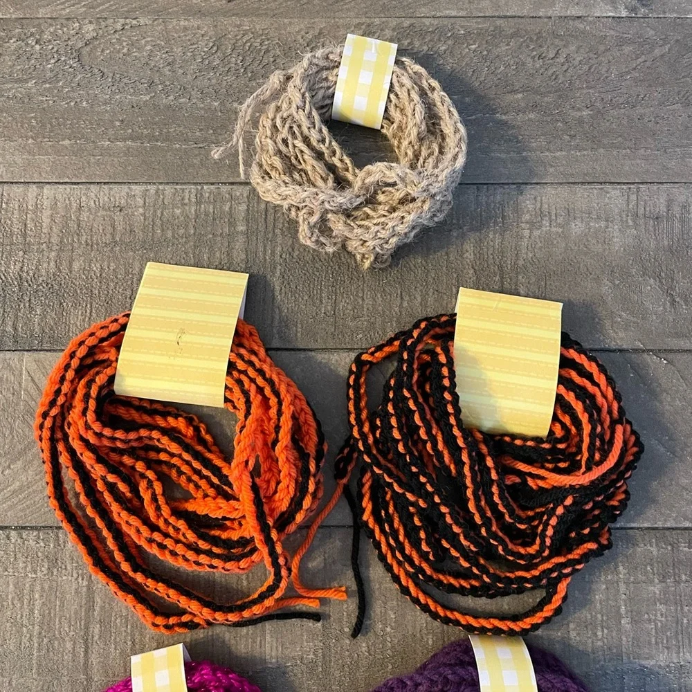 Handmade crochet garland